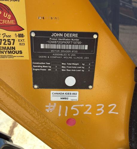 John Deere 872GP