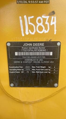 John Deere 210 P