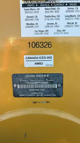 John Deere 333G