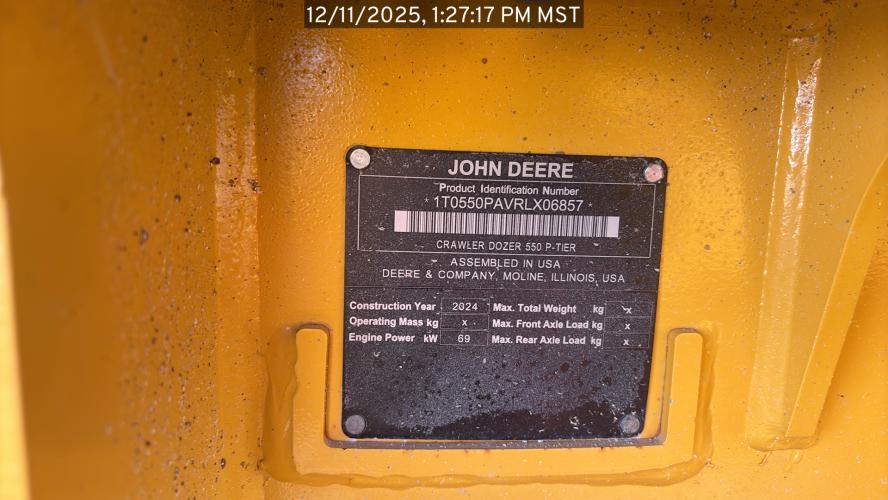 John Deere 550 P