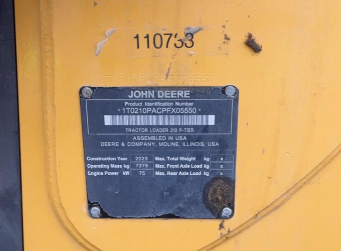 John Deere 210 P