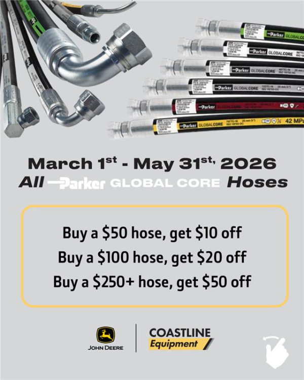 Up to $50 off on Hydraulic Hoses